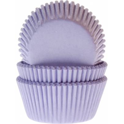 Cukrászsütemény cupcake 50db lila színű