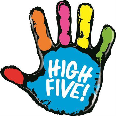 Felfújható léggömb HIGH FIVE 102 cm