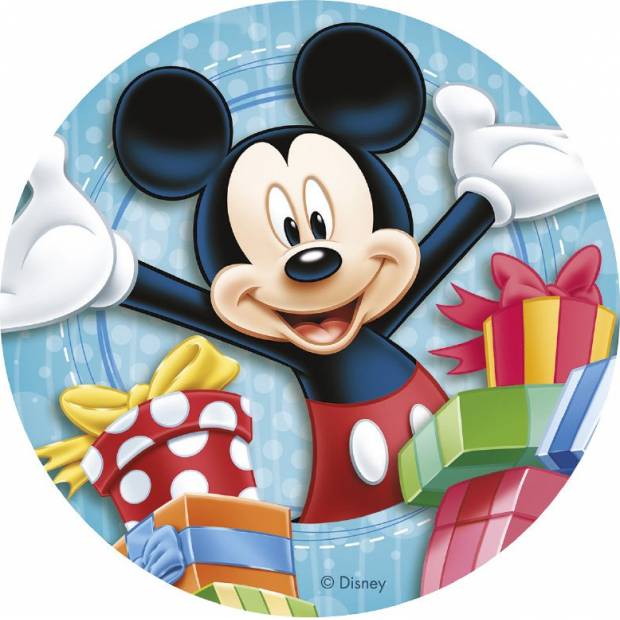 Fondant lap Mickey torta és ajándékokhoz