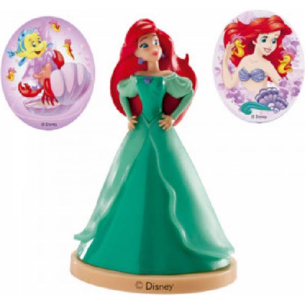 Kis hableány Ariel torta figura