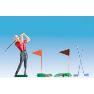 Golf játékos torta figura