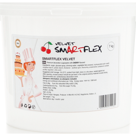 Smartflex Velvet Cherry 7 kg (Tortabevonó és modellező keverék) 0050 dortis