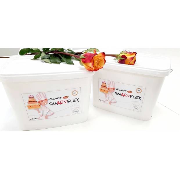 Smartflex Velvet Strawberry 10 kg (Tortabevonó és modellező keverék) 0140 dortis