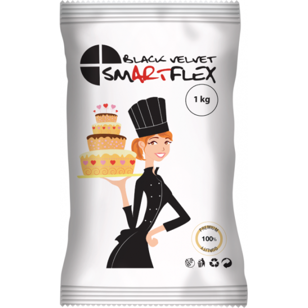 Smartflex Black Velvet Vanília 1 kg zsákban 0302 dortis