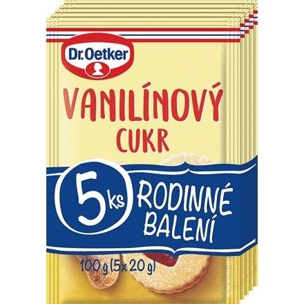 Dr. Oetker Vanillin cukor 5x20 g (100 g) DO0058 dortis