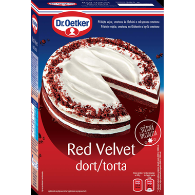 Dr. Oetker Red Velvet torta (385 g) DO0065 torta