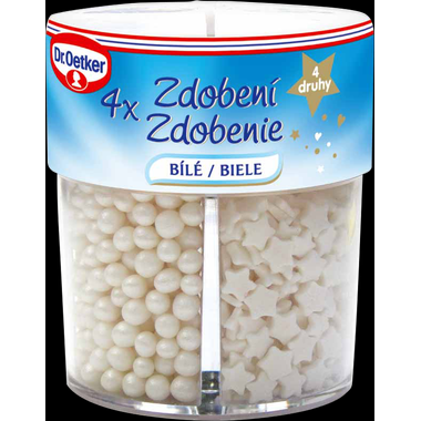 Dr. Oetker Dekorációs 4 féle fehér (73 g) DO0078 dortis