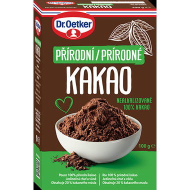 Dr. Oetker Natural kakaó (100 g) DO0024 dortis