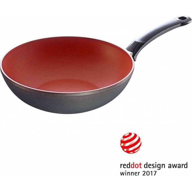 Fissler Wok serpenyő tapadásmentes felülettel Senso Red 28 cm -