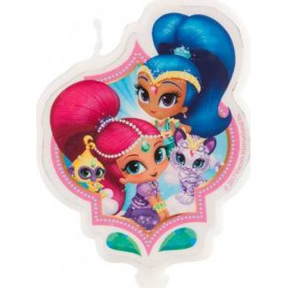 Torta gyertya Shimmer and Shine 7cm