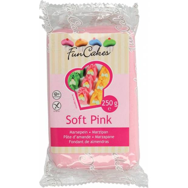 Kiváló marcipán világos rózsaszín Soft Pink 250g 1:5