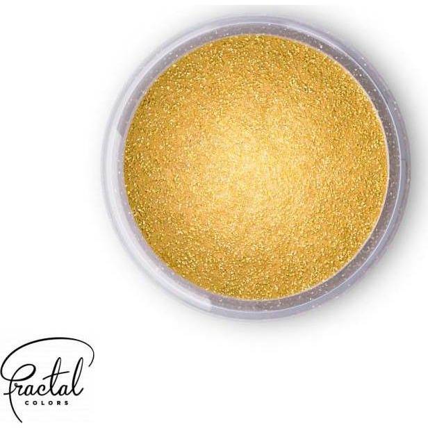 Dekoratív púder gyöngyház színű Fractal - Sparkling Gold (3,5 g)