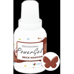 Food Colours PowerGel zselés festék (20 g) Brick Mansion PG-051