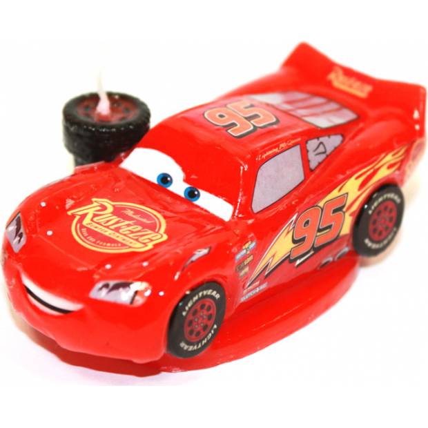 Torta gyertyák autó Cars 8,5cm