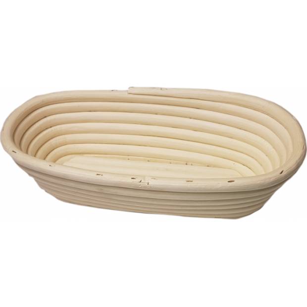 Rattan kenyérsütő serpenyő 25x12x7,5cm kenyér kelesztéséhez