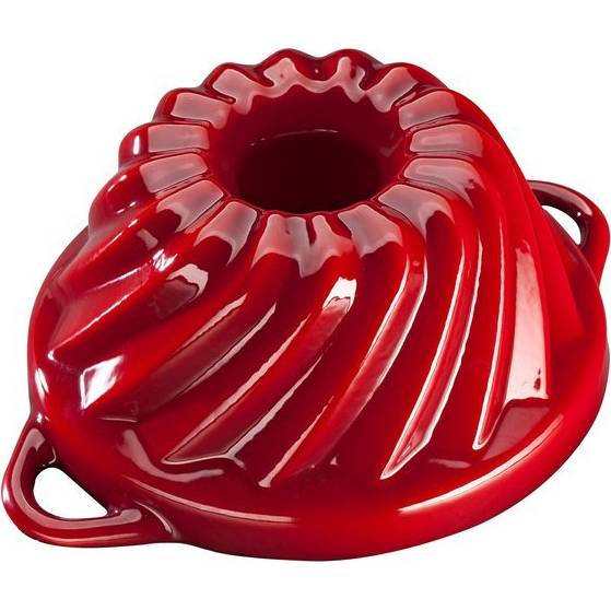 Öntöttvas zománcozott sütőforma Small bundt cake GOURMETINA - Shadow red