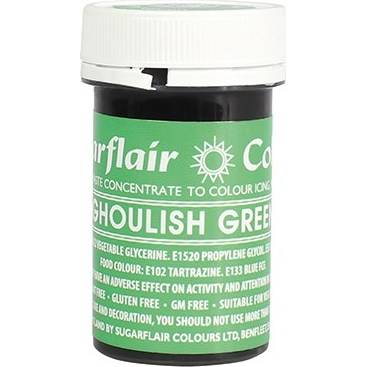 Sugarflair gélfesték (25 g) Ghoulish Green A148 dortis