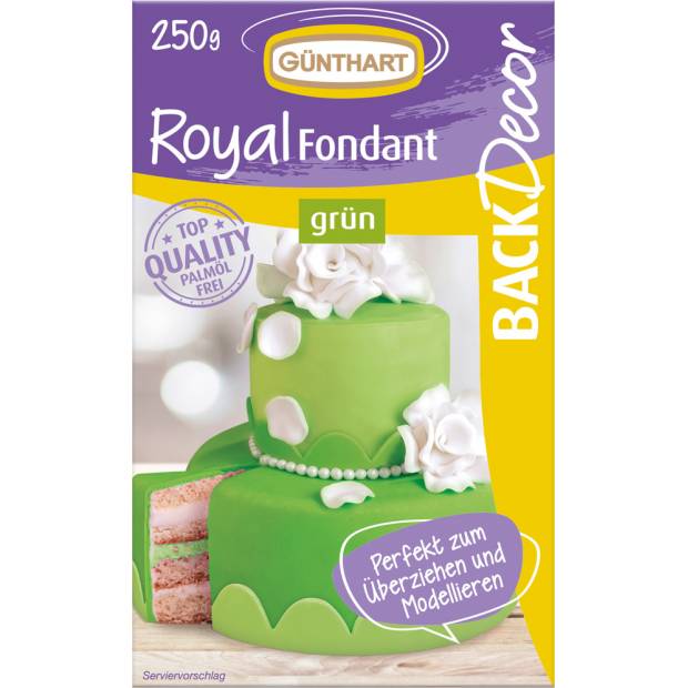 Királyi fondant, zöld 250g