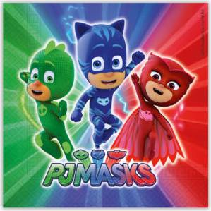 Szalvéták 33x33cm PJ Masks