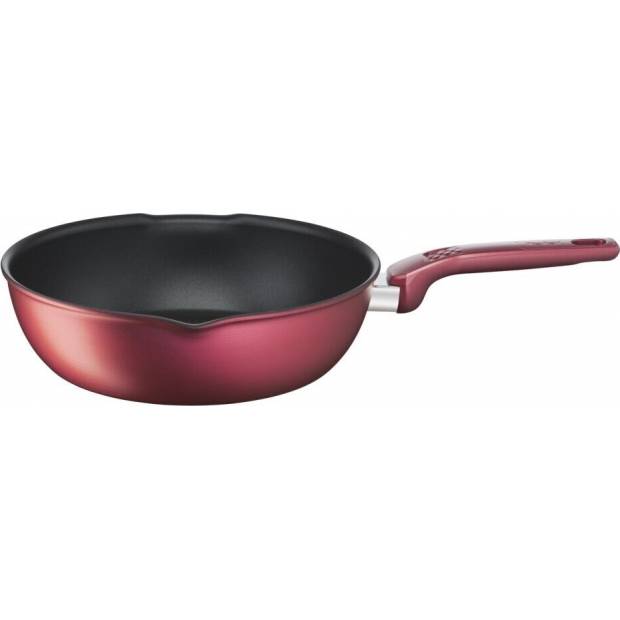 Tefal WOK serpenyő, piros 26 x 8 cm