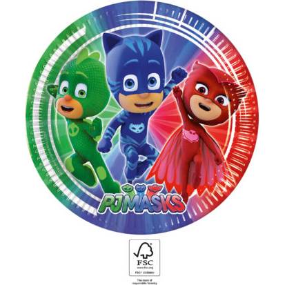 Papír party tányér 23cm PJ Masks