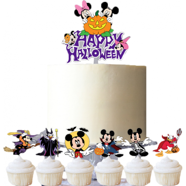 Mickey Halloween torta topper