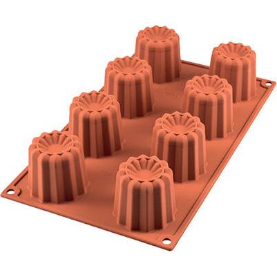 Szilikon forma Canelé 8x5,5x5cm 736ml