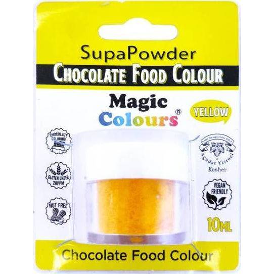 Csokoládépor Magic Colours (5 g) Choco Yellow CP5YEL dortis