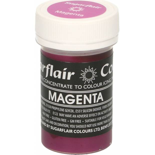 Sugarflair magenta gél szín (25g)