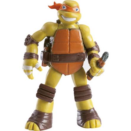 Ninja Turtle torta figura 8cm Michelangelo