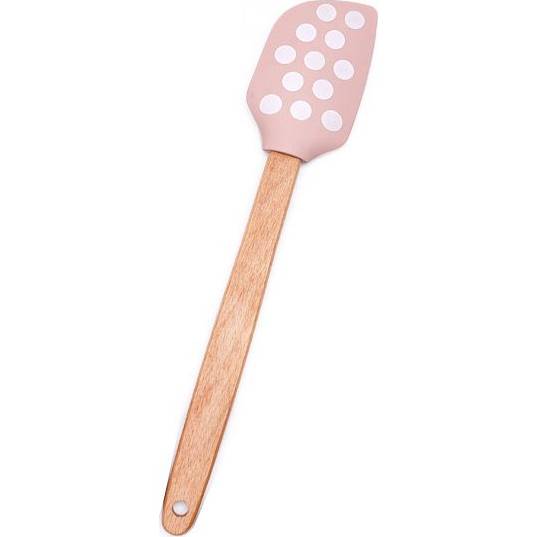 Rózsaszín pöttyös spatula