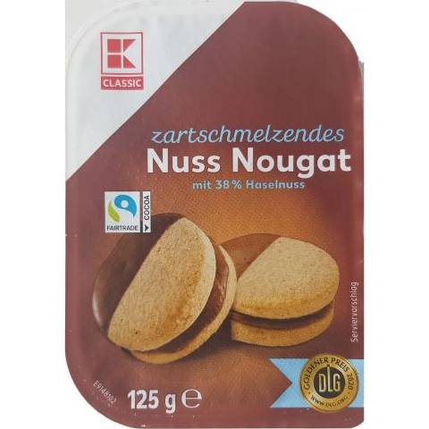 Diós nugát 38% 125g