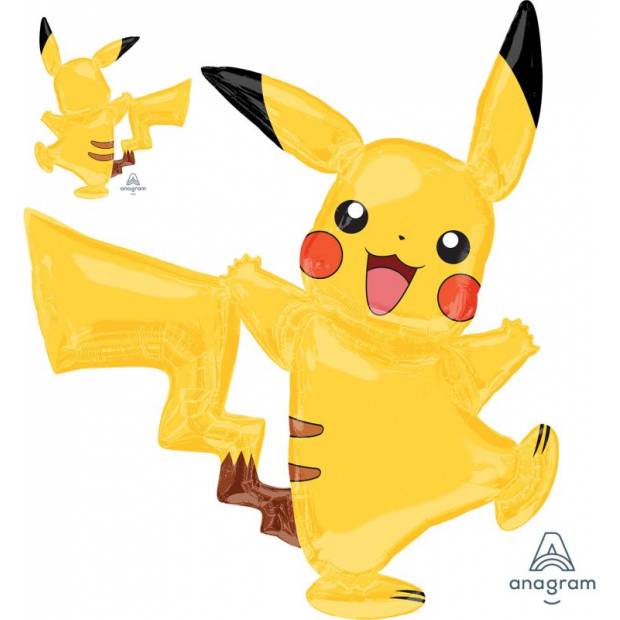 Fóliából készült pikachu lufi, 139cm