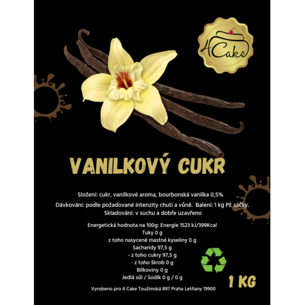 Vaníliás cukor 1 kg