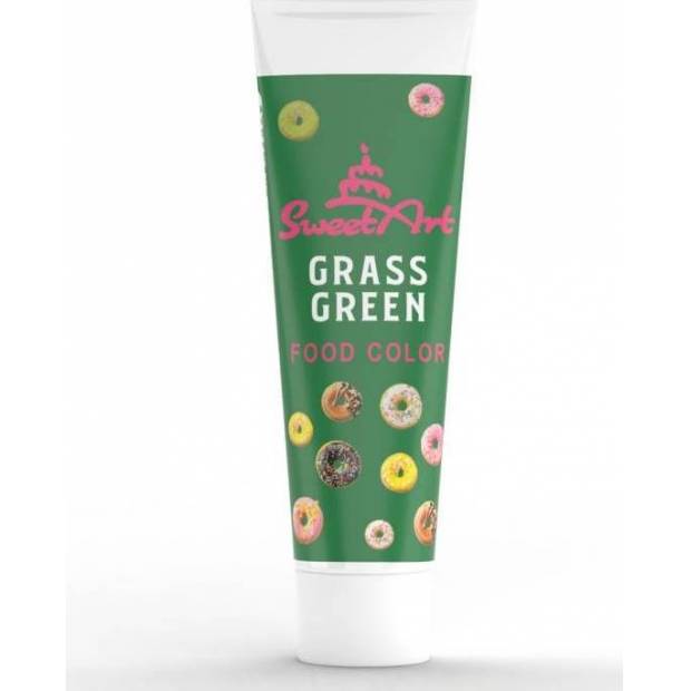 SweetArt gélfesték tubus Grass Green (30 g)