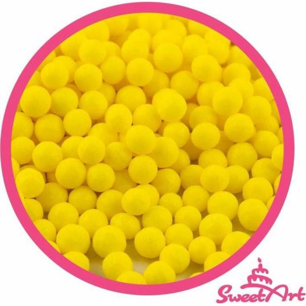 SweetArt cukorgyöngyök sárga 5 mm (80 g)