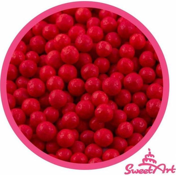 SweetArt cukorgyöngyök piros 5 mm (80 g)