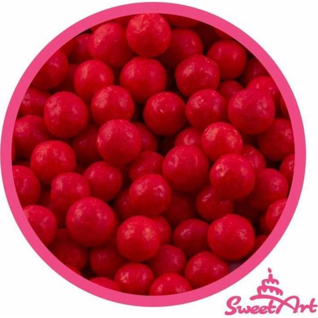 SweetArt cukorgyöngyök piros 7 mm (80 g)