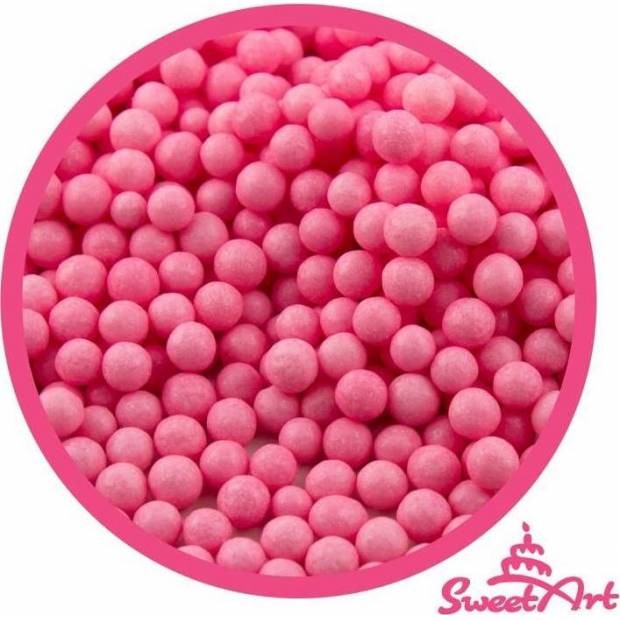 SweetArt cukorgyöngyök rózsaszín 5 mm (80 g)