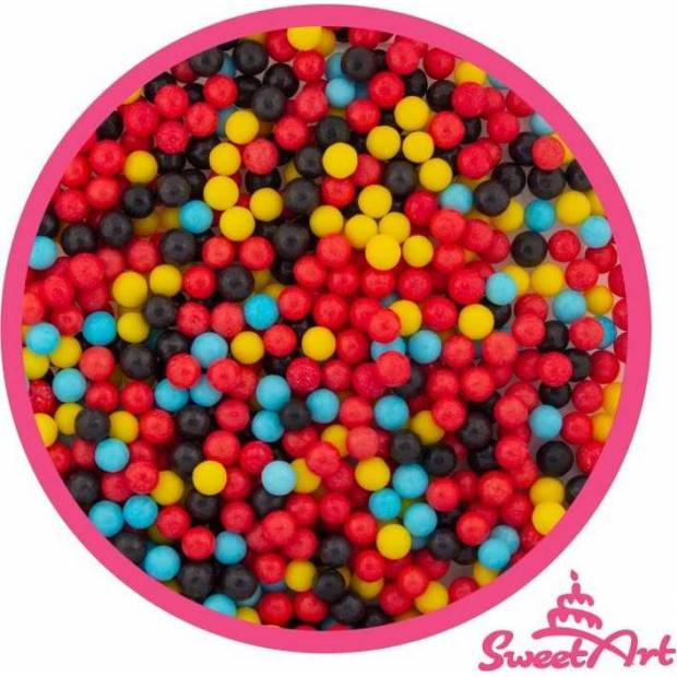 SweetArt cukorgyöngyök Cars mix 5 mm (80 g)