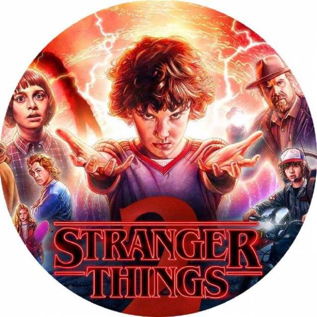 Ehető papír Stranger Things 19,5cm