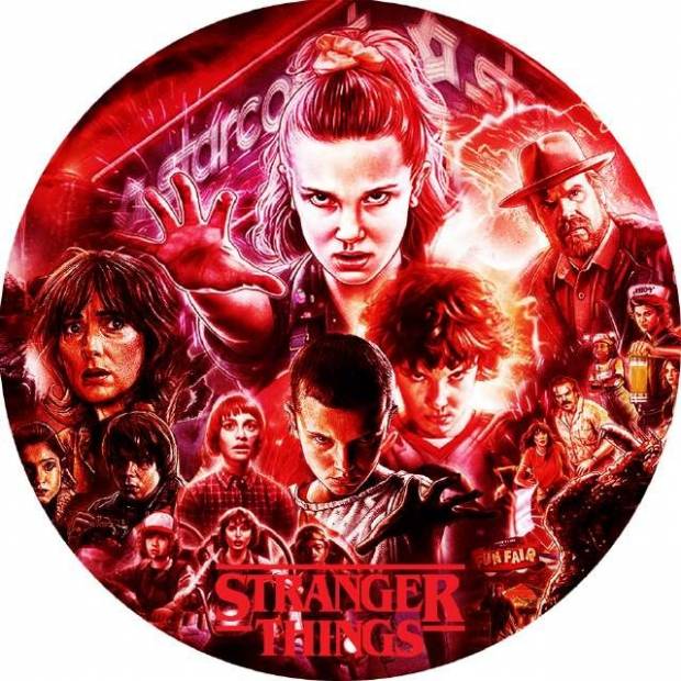 Ehető papír Stranger Things 19,5cm