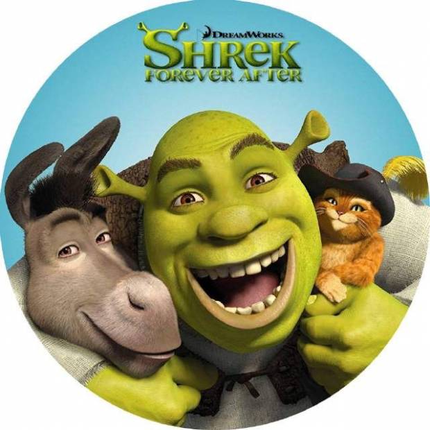 Ehető papír Shrek 19,5cm