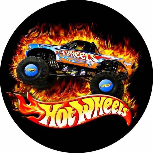 Hot Wheels ehető papír 19,5cm