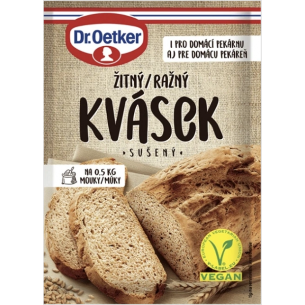 Dr. Oetker rozsos kovászos tészta