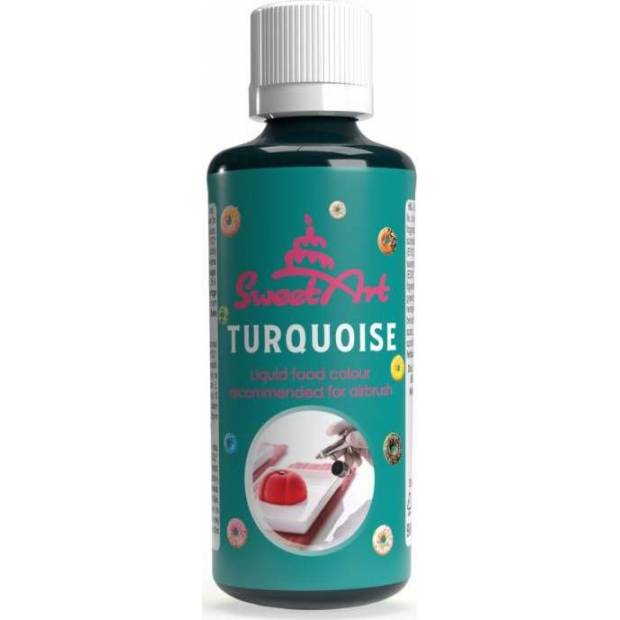 SweetArt Airbrush festék folyékony türkiz (90 ml)