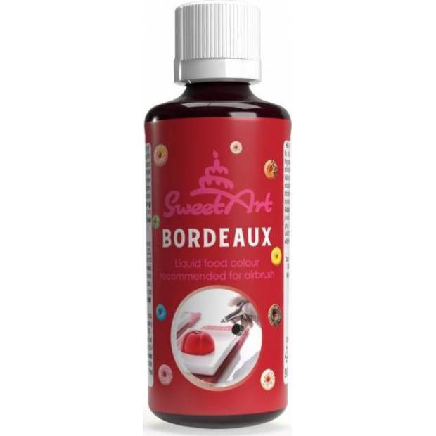 SweetArt Airbrush festék folyékony Bordeaux (90 ml)