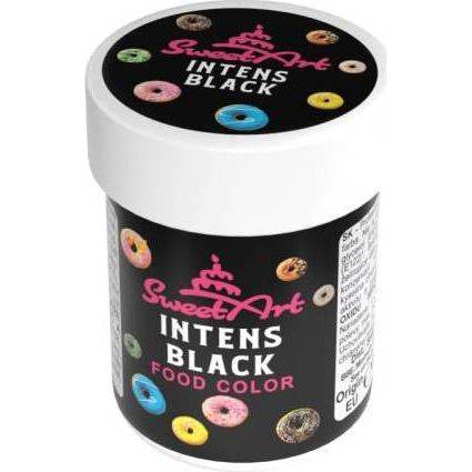 SweetArt zselé szín Intense Black (30 g)