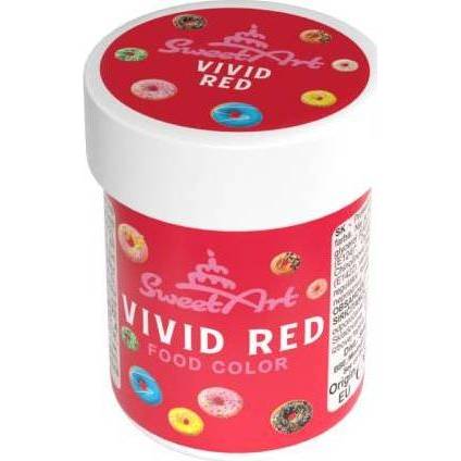 SweetArt zseléfesték Vivid Red (30 g)