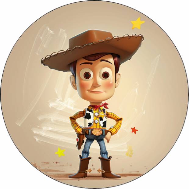 Ehető papír Toy story Woody 19,5 cm